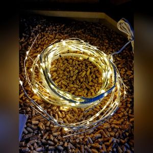 Plow & Hearth white birch lighted garland